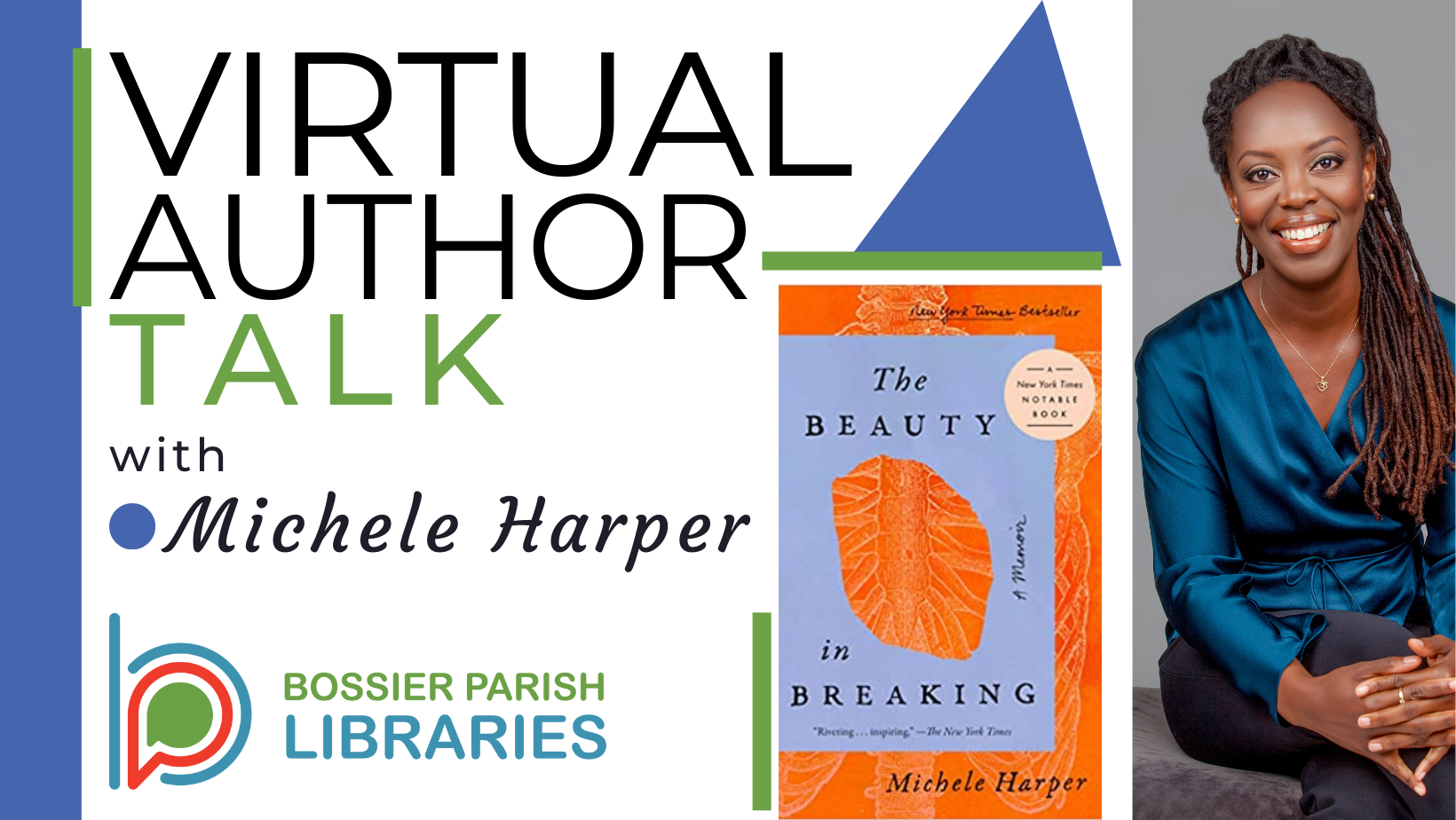 Author Talk with Michele Harper Bossier Parish Libraries